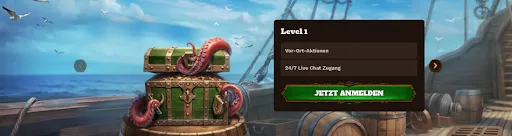 Level 1 Vorteile – Vor-Ort-Aktionen & 24/7 Live Chat